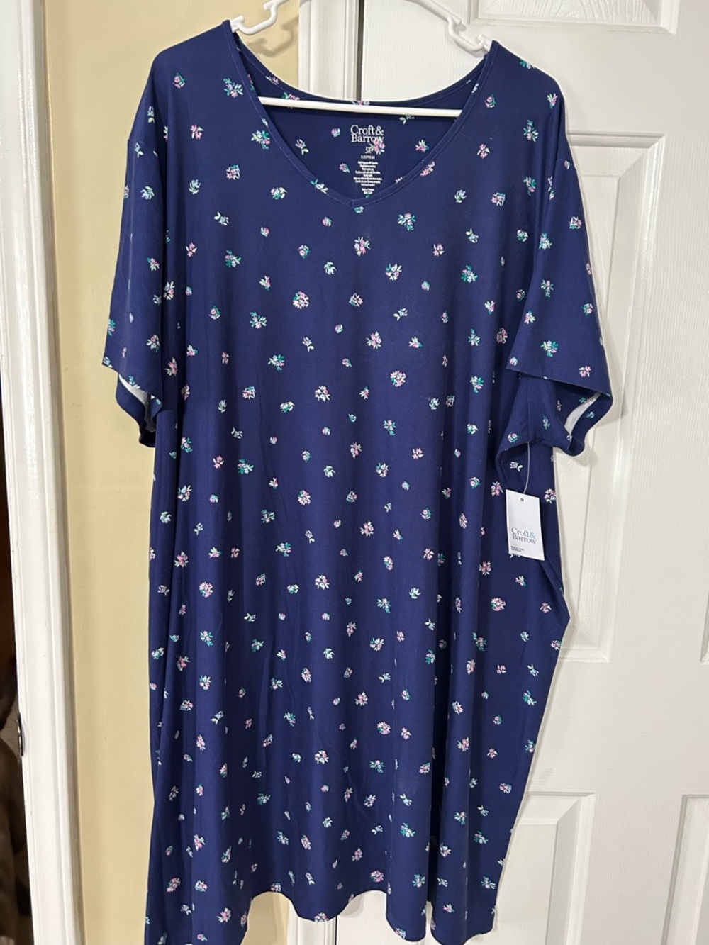 3 NWT Women's Kohl’s Croft & Barrow Intimates Night Gowns SIZE 3XL - Picture 2 of 13